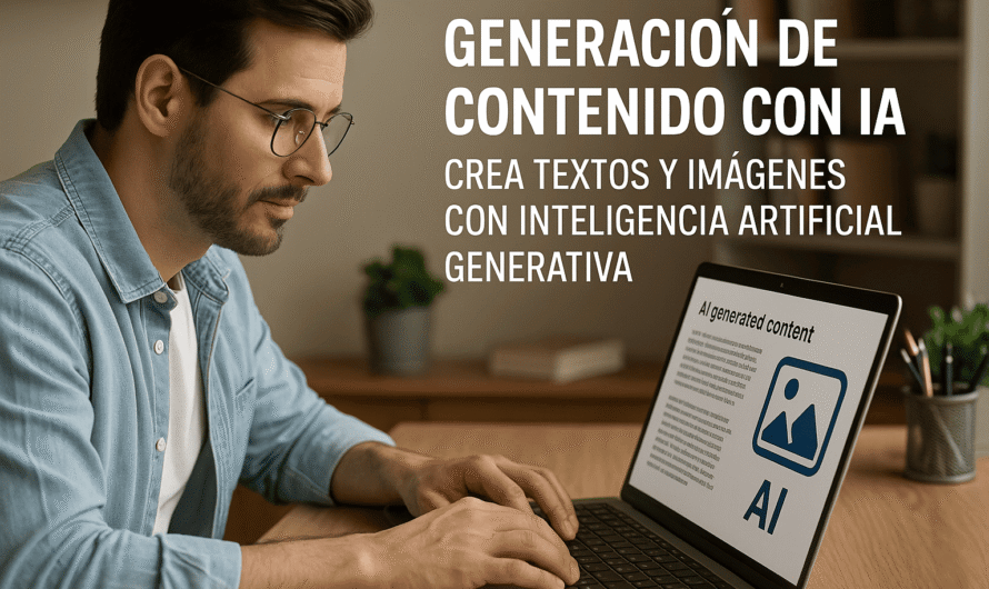 Generación de Contenido con IA: Crea Textos y Imágenes con Inteligencia Artificial Generativa